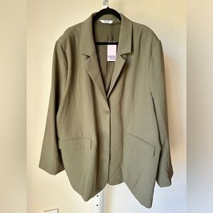 NWT! Smash+Tess Harper Blazer in Olive Green / Size 4X